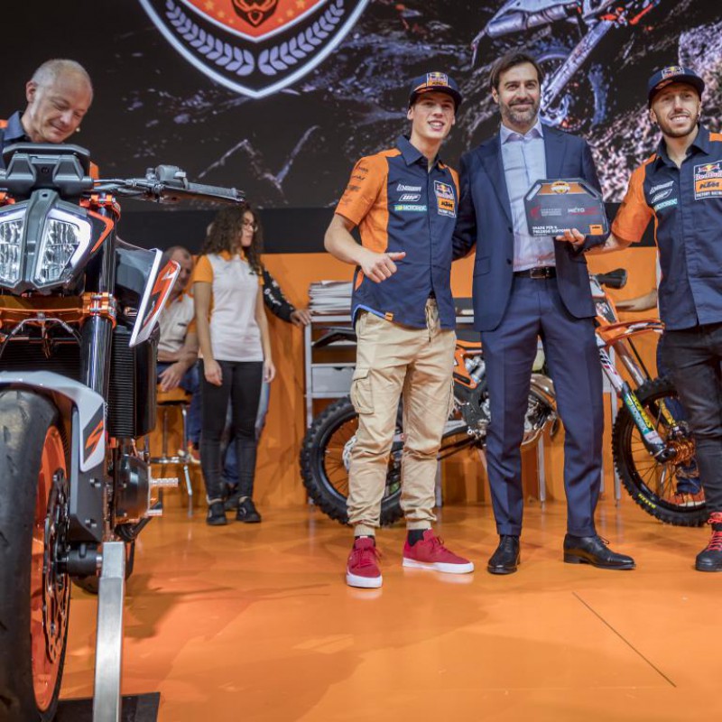 Premiazioni Trofeo Enduro 2019 ad EICMA